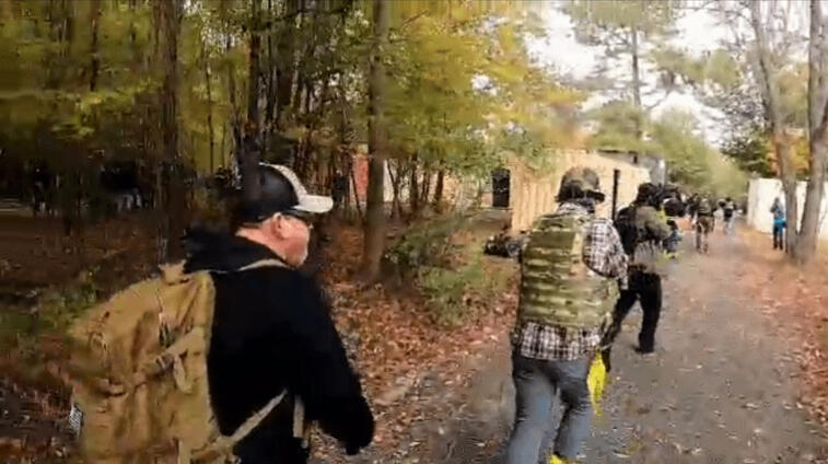Helmet cam screenshot from an airsoft event I attended.